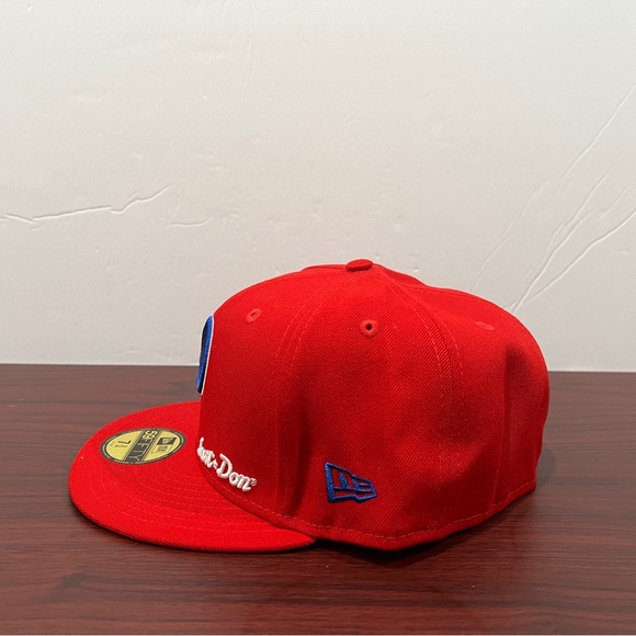 New Era x Just Don, 59Fifty Fitted Hat, Philadelphia Phillies, Red - Picture 8 of 12